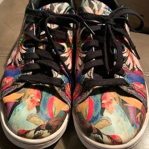 Adidas Stan Smith tropical birds The FARM collab shoe W7 ultra rare 2017 release